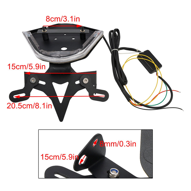 2021-2024 BMW S1000RR Kennzeichenhalter-Rahmenhalterung aus Aluminiumlegierung
