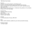 1989–2013 Harley-Davidson Touring Road King Street Glide ABS Black Front Fende