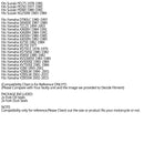 Haarukan öljytiivistesarja pölysuojuksilla Kawasaki KX80 KX850 Z650F Z750 80-15