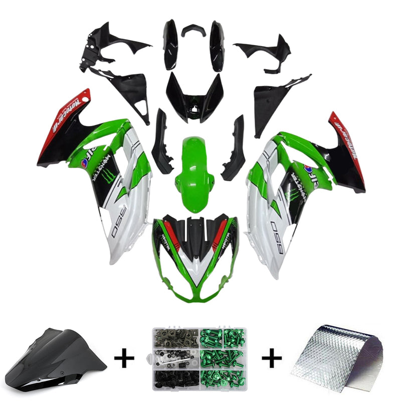 2012-2016 Kawasaki ER6F/Ninja 650 injeksjonskinnedeler kropp plast ABS