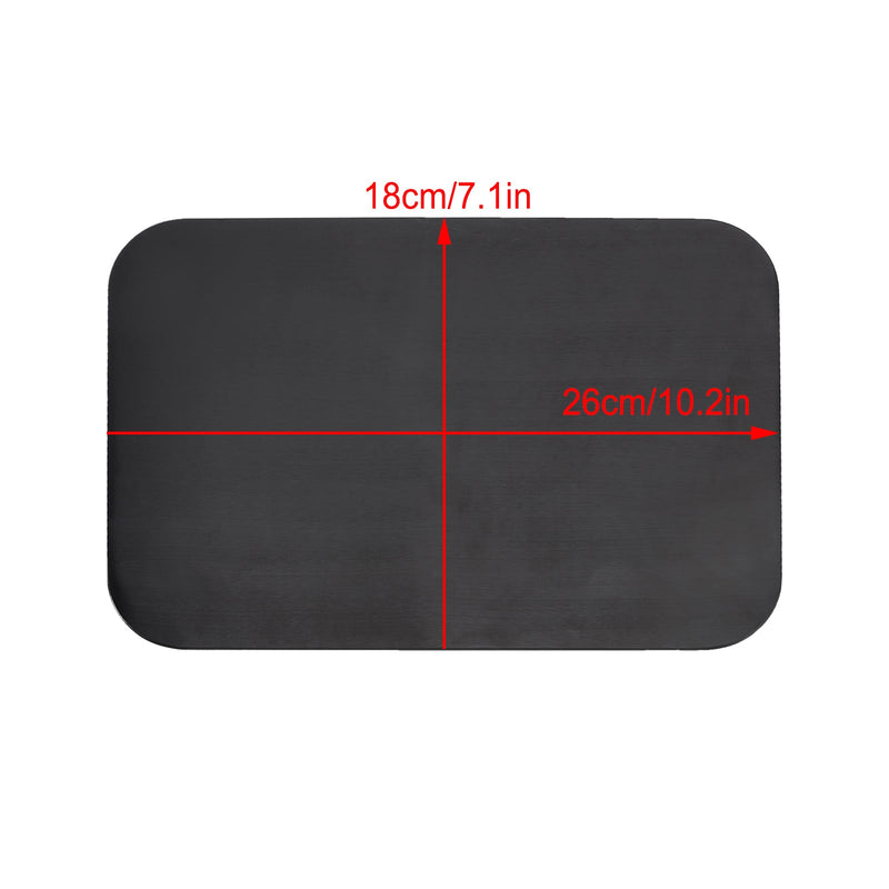 Viercecky tom lisensplate laget av aluminiumslegering, DIY, universelt egnet for motorsykkel