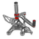 Pareja reposapiés/reposapiés delantero Kawasaki ZX-10R ZX10R 2021-2023 Gris