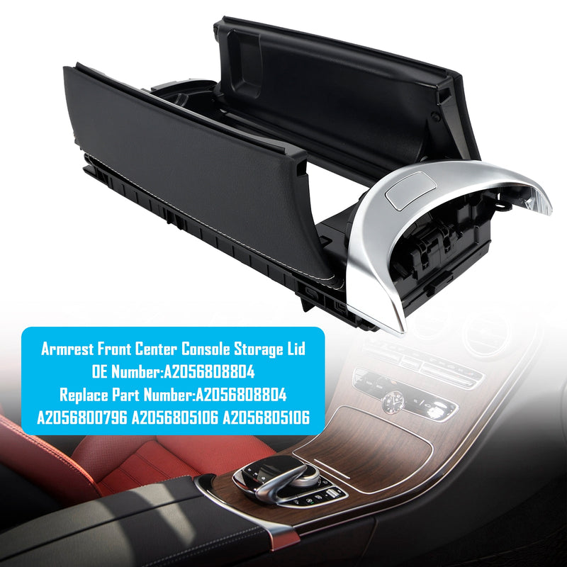 Armlehne Vorne Center Console Storage Deckel Für Benz C300 C400 C63 AMG GLC43 2015-2020