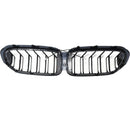 2017–2020 BMW 5 -sarja G30 G31 Doublellame Front Munuaisten säleikkö, kiiltävä musta