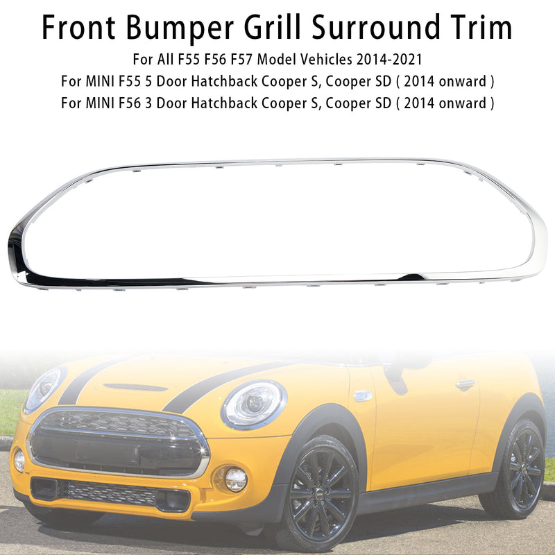 2014-2021 Mini Cooper F55 F56 F57 grade dianteira surround 51137449207