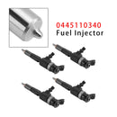 Paket med 4 bränsleinsprutare för Opel, Citroën, Ford, Fiat, Fiesta, Peugeot 1.6 HDi 0445110340