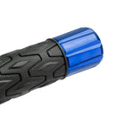 7/8 ""/22Mm Motorrad Lenker Handgriffe Cnc Universal Rot Für Motorräder Silber