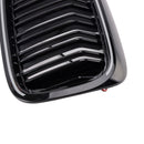 Doppellamellen-Nierengrill in Hochglanzschwarz, passend für BMW 5er G30 G31 2017-2020