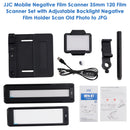 JJC Mobile Negative Film Scanner 35mm 120 Film Scanner Set Scan gamle billeder til JPG