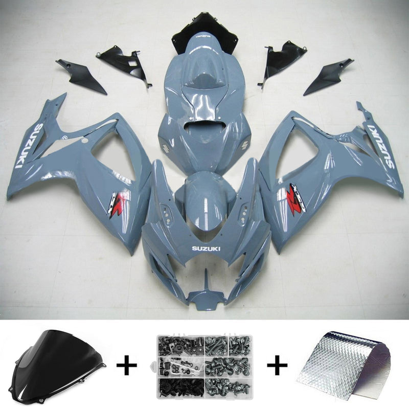 2006-2007 K6 Suzuki GSXR 600/750 Kit de carenagem de injeção de corpo de plástico