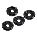 4x svarte aluminiumstrim frontrutebolter for Road Glide FLTR FLTRX 2015-2023