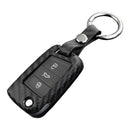Autoschlüsselhülle aus Leder und Silikon mit Schnalle für Volkswagen Golf MK7