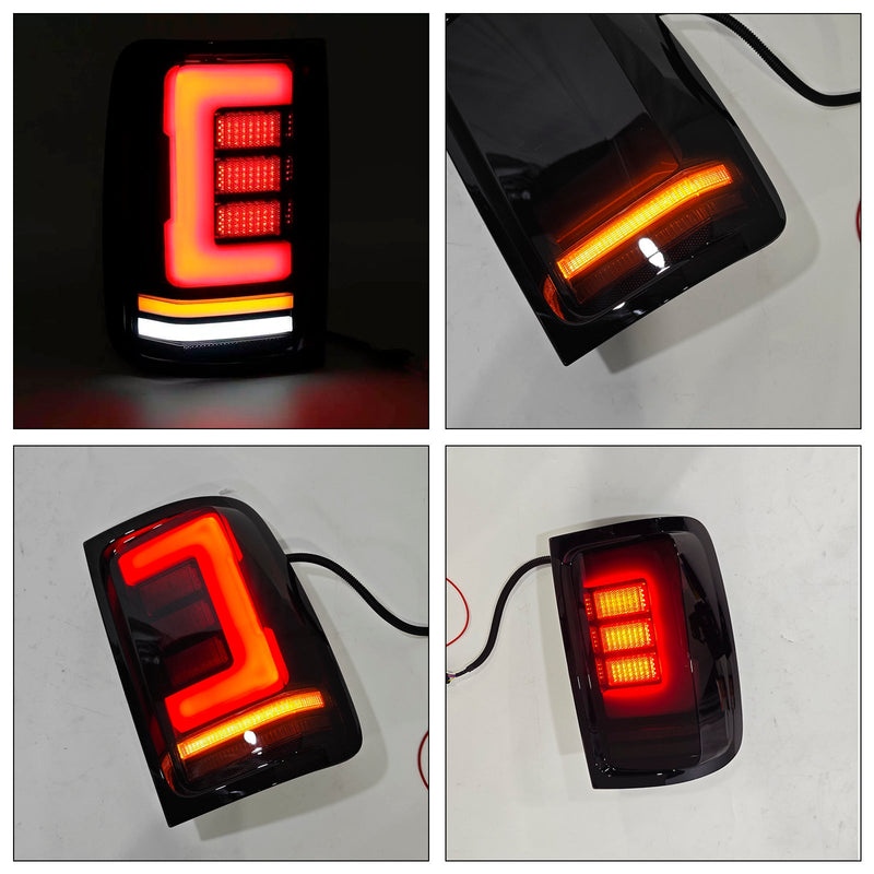 2008-2019 VW Amarok V6 LED Tylne światła LED z tyłu prawego i lewej, para zabarwiona
