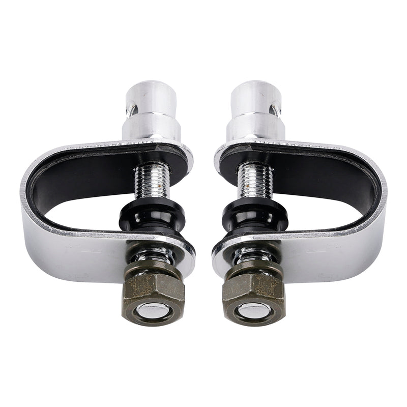 Braçadeira retangular retrô para espelho cromado para Yamaha XS650 SR400 SR500 W650