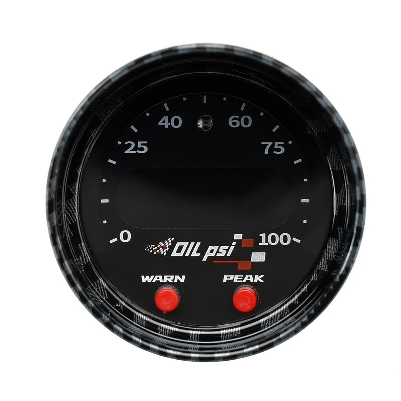 30-0301 Öl-Kraftstoff-Druckmessgerät der X-Serie, 0-100 psi, 2-1/16 (52 mm) Manometer