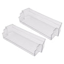 2 Stück Kühlschrankablage, grau, transparent, mittlere oder obere Türablage, 306 mm, für Dometic Wohnwagen 289072710