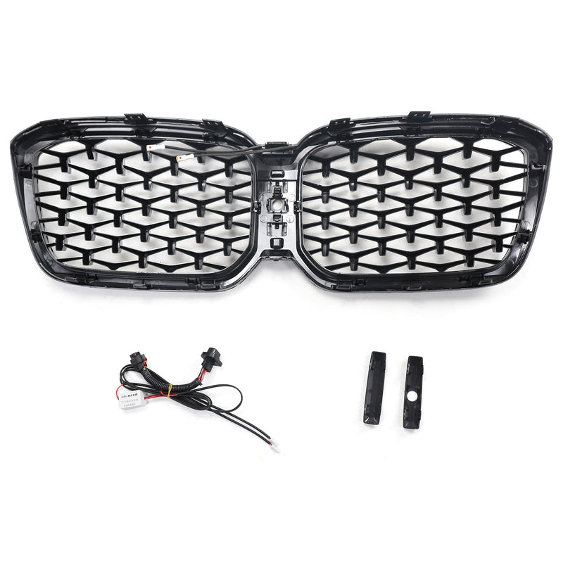 2022-2025 BMW X3 G01 X4 G02 Diamant Front Stoßstange Nieren Kühlergrill Chrom