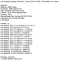 Links Unterstützung Sitz Schiene Abdeckung 52107317459 Fit Für BMW 5 7 Serie