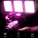 T64 RGB Lampa wideo LED wypełniająca Światło Fotografia wideo Pełnokolorowe światło wypełniające LED