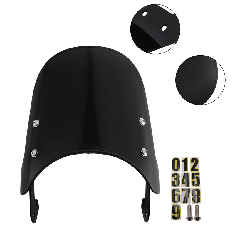 Windschutzscheibe Windschutz fit für YAMAHA XSR 155 2020-2023 XSR 125 2024-2025