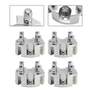 Yamaha Club Car Ezgo 2"" Radabstandshalter-Set mit Kabeln für Golfcarts, Radmuttern, Silber