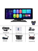 10,26"" Tragbares Bluetooth-Autonavigationssystem, kabelloses Carplay, großer HD-Touchscreen