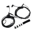 K-Head Teleskop-Halsvibrationsmikrofon-Headset für TK-208, TK-220, TH-D7, TH-F6