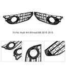 2010–2015 Audi A4 Allroad B8 Base Front Base Honeycomb nevoeiro Cooler Grille Tampa preta