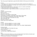 2015-2019 KIA Sorento Rear Stop Lamp 3rd High Brake Lamp LED 92700-C5000 BLK