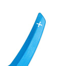 Schaltwippenverlängerung für BMW F-Serie F30 F31 F32 F10 X3 X5 Aluminium Blau