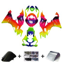 Injection Verkleidung Kit Karosserie Kunststoff ABS fit Für Kawasaki ZX6R 2019-2023