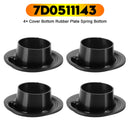 VW Bus T4 4× Bodenabdeckung Gummiplatte Feder unten 7D0511143
