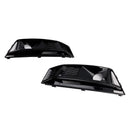 2016-2019 Audi A4 B9 S4 Rejilla de luz antiniebla para parachoques delantero negro de 2 piezas
