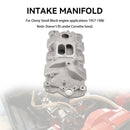 Indsugningsmanifold med dobbelt plan passer til Chevy Small Block 305, 327, 350, 400 1957-1986 High Rise