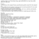 2009-2017 Seat Ibiza 6J/6P LED bag høj tredje bremselys 6J0945097A