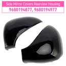 07/2006-05/2015 Peugeot 207 Hatchback Side Mirror Covers Rearview Housing Bright Black 9680194877 Generic