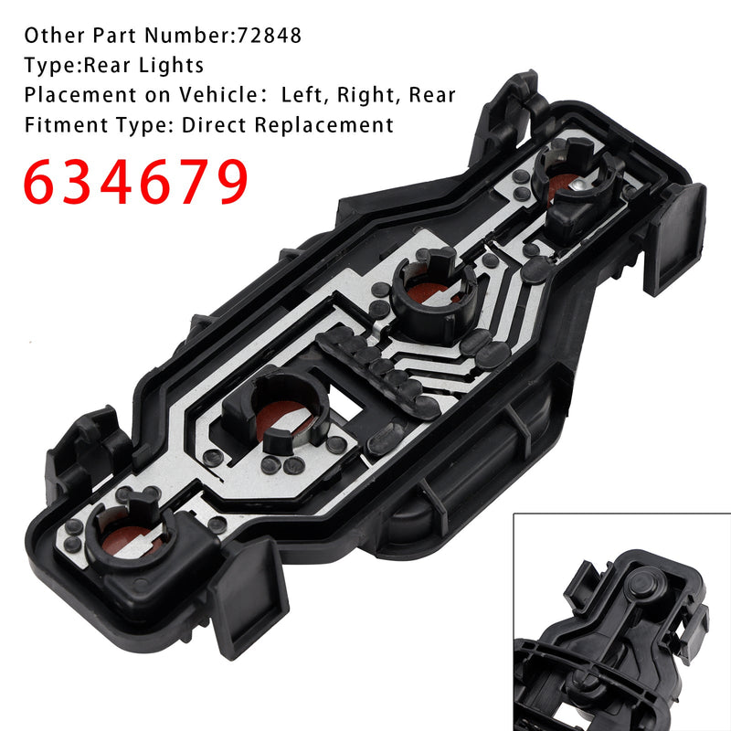 Rear Light Bulb Holder 634679 For CITROEN BERLINGO PEUGEOT PARTNER