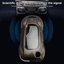 Audi A1 A3 S3 Autoschlüsselhülle aus Leder, Zinklegierung, Grau