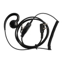 K-018 Kleines PTT-B6-Headset mit gebogenem Ohrbügel für TK-240 TH-G71A LT-2288 UV-5RA