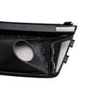 2016–2019 Audi A4 B9 S4 2-teiliger Nebelscheinwerfergrill in Schwarzchrom für die Frontstoßstange