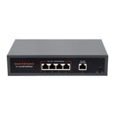 120W Gigabit Ethernet Poe Switch 10/100/1000M Port adaptivní Plug & Play 4 síť