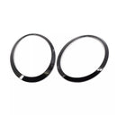 2 STÜCKE Glanz Schwarz Scheinwerfer Blende Trim Ring Mini Cooper F55 F56 F57 2014-2021