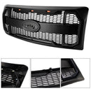 2009–2014 Ford F150 Matt Black Raptor Style Front -Floor Bar Grill Grill s LED