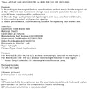 2001-2004 Mini R50 R52 R53 Baglygte venstre baglygte 63216935783