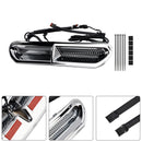 Iluminação de ventilação de entrada de ar da carenagem frontal LED para Touring Street Glide 2014-2024