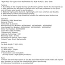 2015–2018 Audi A6 4G C7 bakljus 4G5945093E