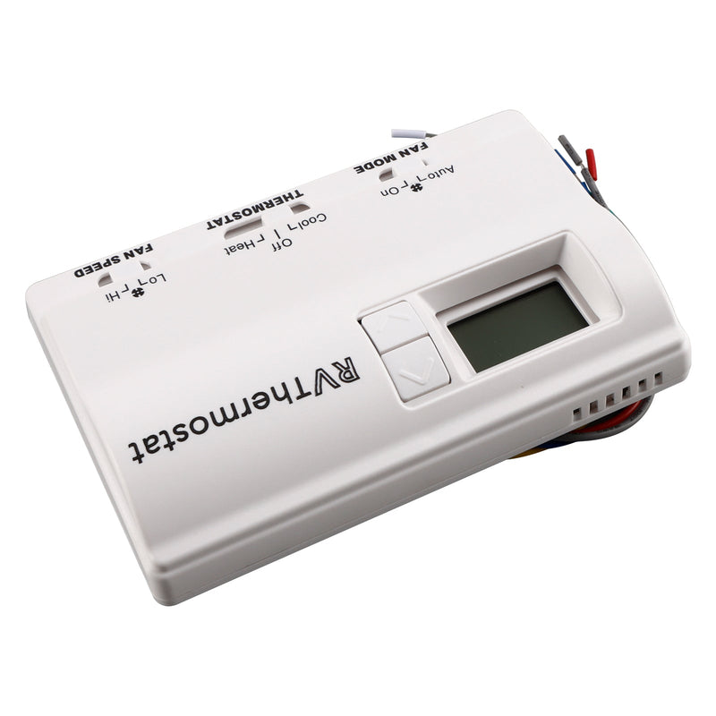 Ersättning Digital termostat för uppvärmning/kylning, kompatibel med Coleman 83303362, vit