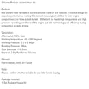 2017-2024 Kawasaki Z900 Silikon-Kühlmittelschlauch-Kit