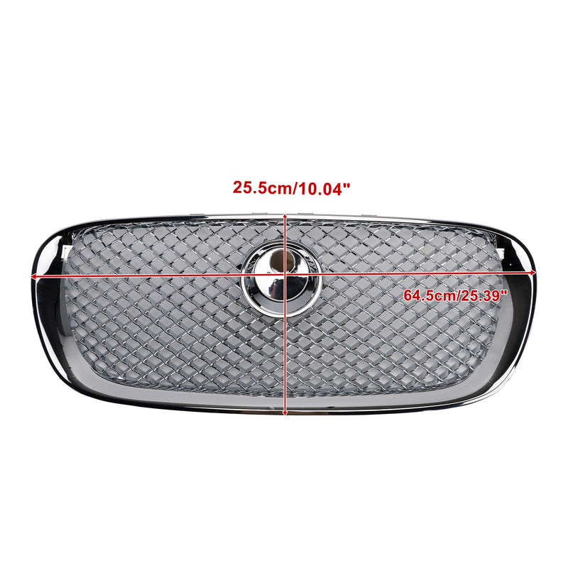 2008–2011 Jaguar XF XF-R Stil Frontstoßstangengrill Kühlergrill Chrom
