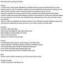 2024-später Harley CVO Road Glide Upgrade Seitenwand Halterungen Unterstützung Spoiler